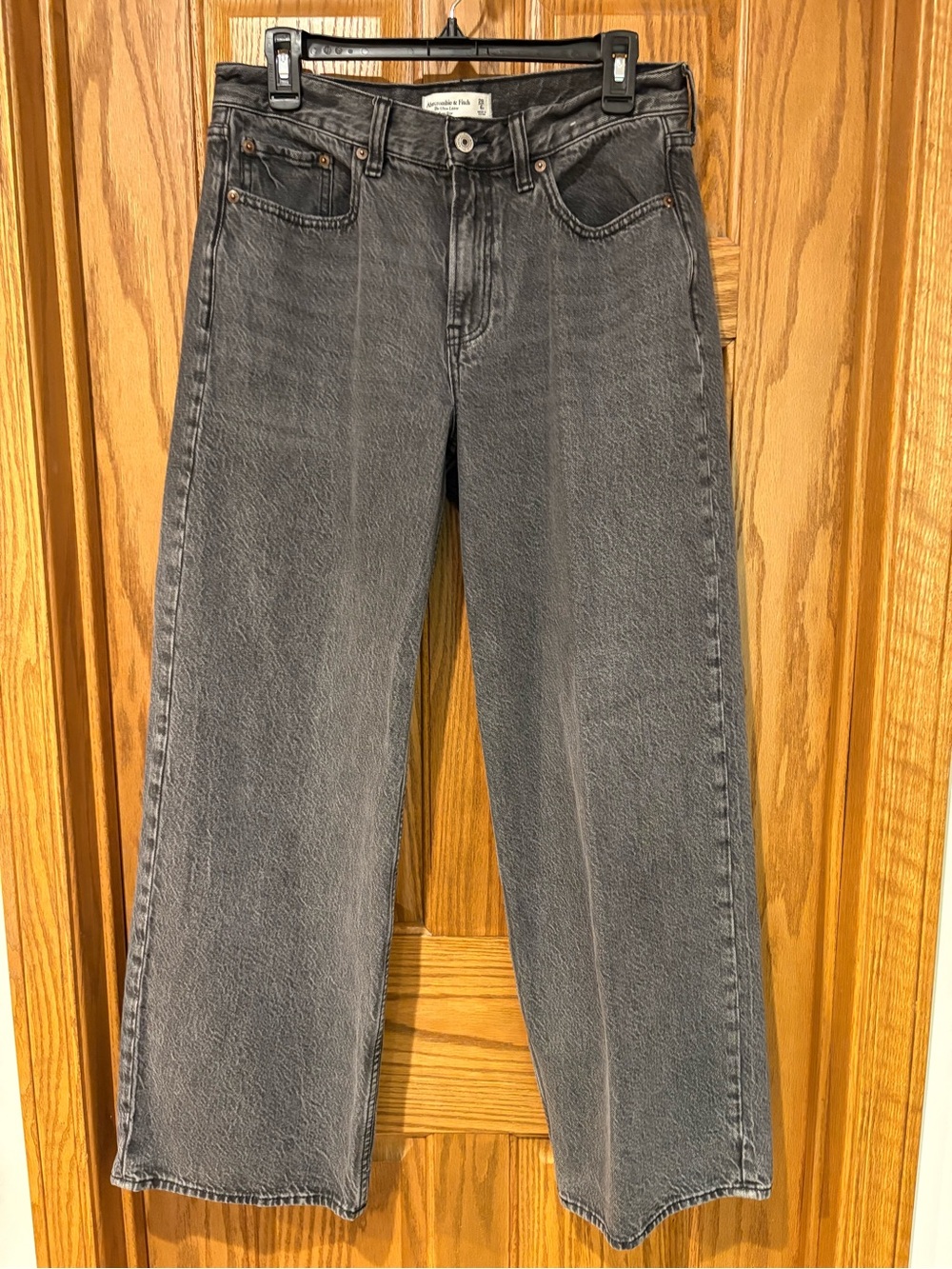 Abercrombie ultra loose low rise Gray Denim Jeans. New w/o tags.  Never worn